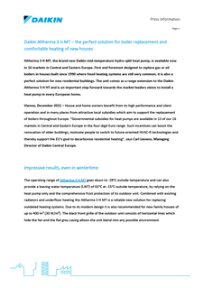 Press Information_New Daikin Altherma 3 H MT for replacement of gas boilers and for new buildings.pdf Press Information_New Daikin Altherma 3 H MT for replacement of gas boilers and for new buildings.pdf